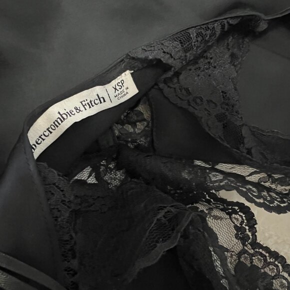 Abercrombie & Fitch Black Lace Midi Dress (Size XS) - Picture 5 of 5